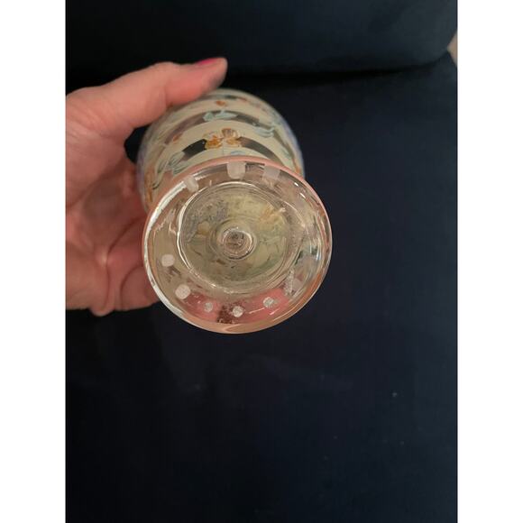 Vintage Tracy Porter Hand Painted Floral Rose Pastel Springtime Evelyn Vase - Picture 10 of 14